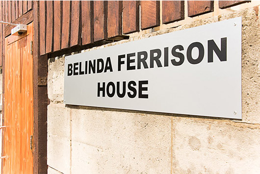 belinda ferrison house sign